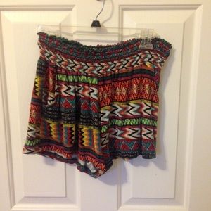 Aztec Flowy Shorts