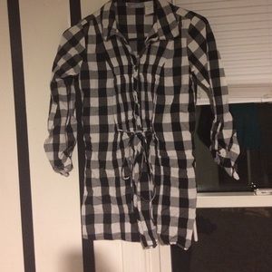 Button down plaid