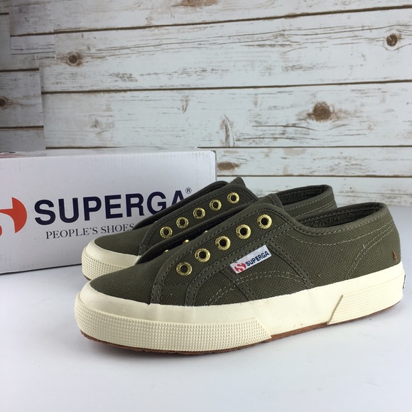 Superga Shoes - [Superga] Cotu Slip-On Sneaker Military Chic Cool