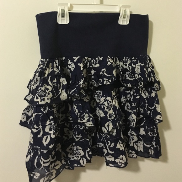 Floral mini skirt