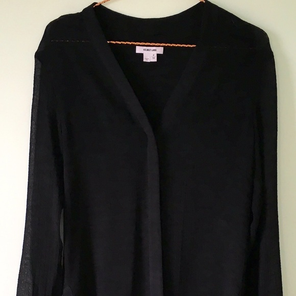 Helmut Lang Button Up And Drapy Blouse - image 1
