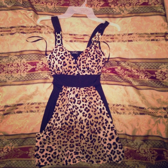 A leopard shirt from Deb, size small.
