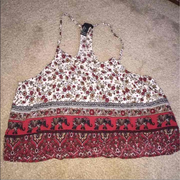 Boho crop top