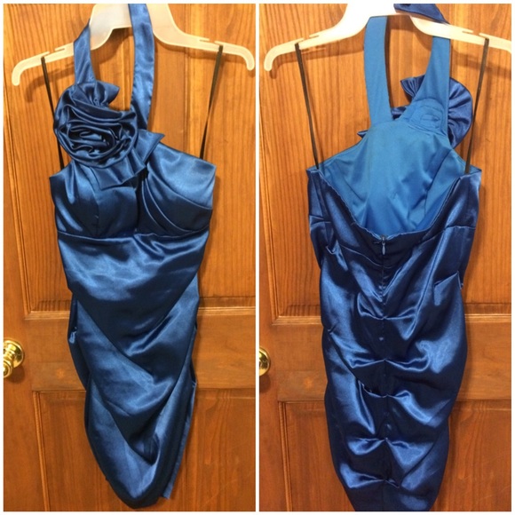 Blue homecoming dress