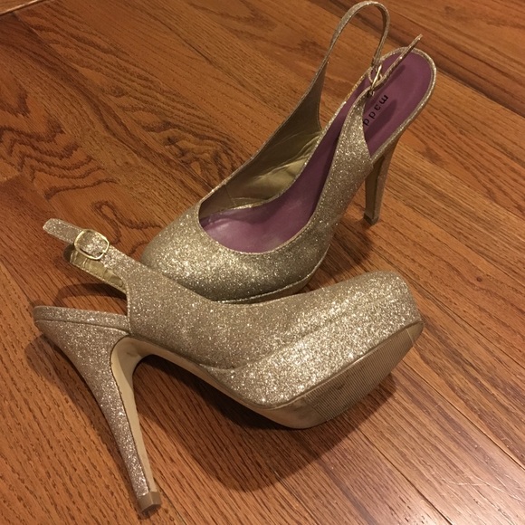 Glitter high heels