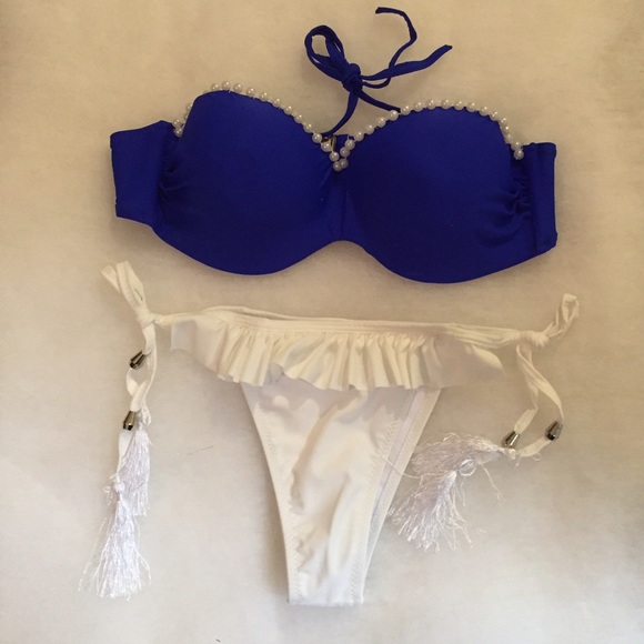 Blue bikini set - Picture 2 of 3