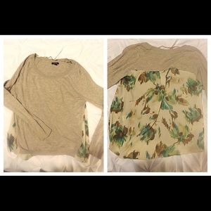 Flowy backed sweater