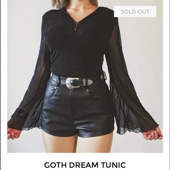 Urban Outfitters Tops - ⚡️SOLD: Black Bell Sleeve Top