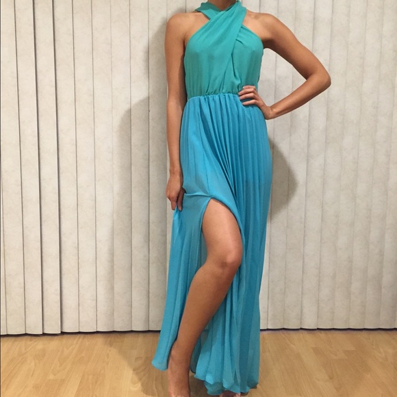 Turquoise Blue & Teal Green Dress