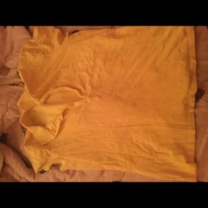 Yellow Collard Shirt