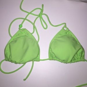 Lime Green bikini top