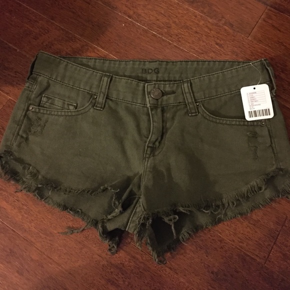 Olive green Urban Outfitters shorts