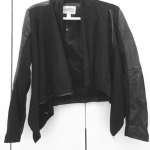 Faux leather jacket