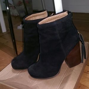Jeffrey Campbell rumble boot in black suede