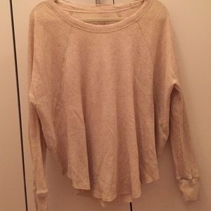 Free people flowy waffle shirt