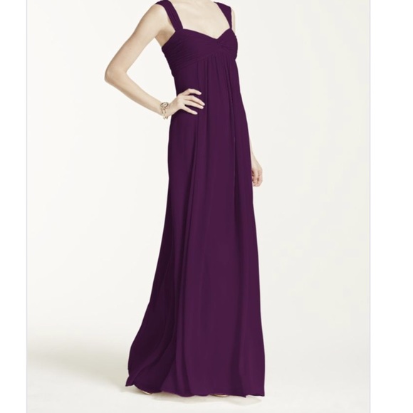 David's Bridal Dresses & Skirts - Size 6 Plum David's Bridal Bridesmaid dress