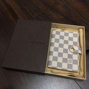 Louis Vuitton Damier Azur Agenda PM (authentic)