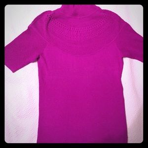 Cache short sleeve sweater size small