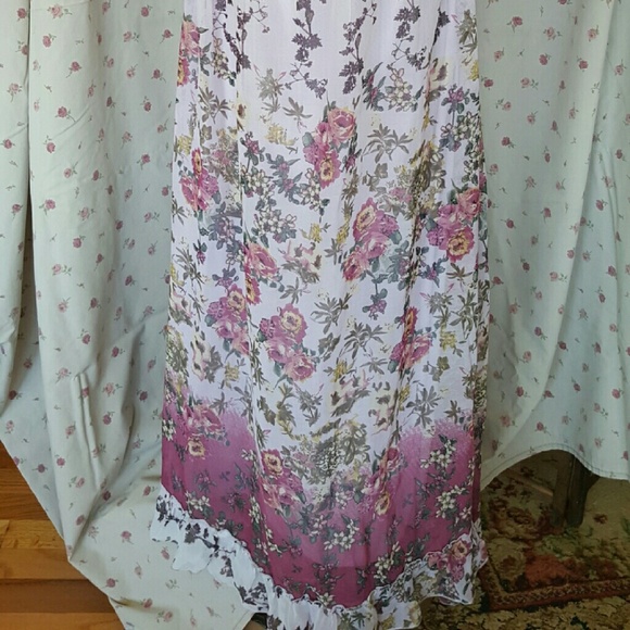 STELLAR lavender maxi dress size 1x - Picture 2 of 3