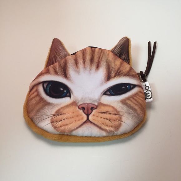 Handbags - Orange cat coin purse