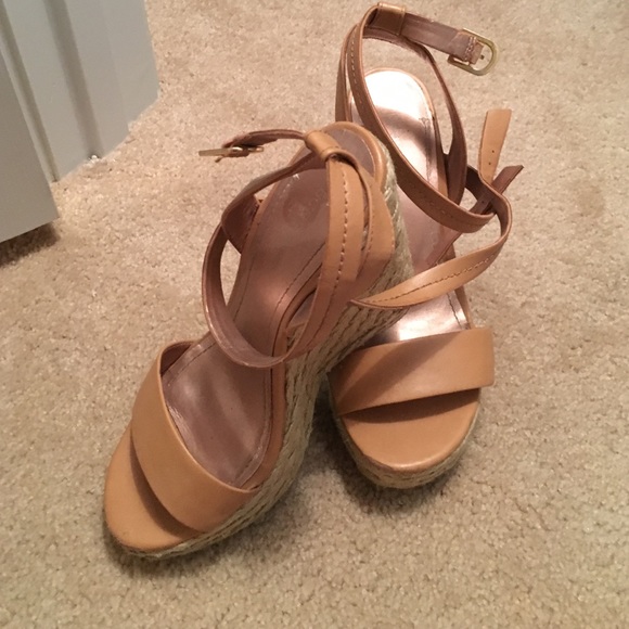 BCBG lightly worn/used wedges