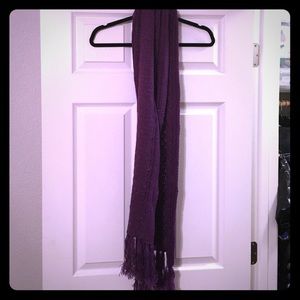 NY Co. Purple Glitter Scarf like new