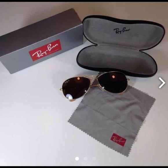 Ray-ban Aviator Sunglasses Polarized Gold Classic
