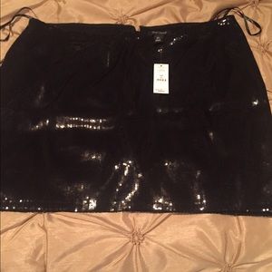 WHBM Sequin Mini Skirt