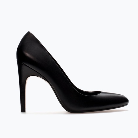 Zara Leather Court Shoe