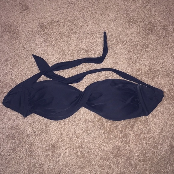 Black bathing suit top