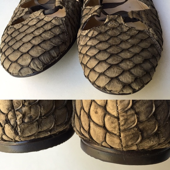 N/A🙅🏻✨HP✨Fish Scale Ballet Flats 🐡 ALL BLACK - Picture 2 of 4