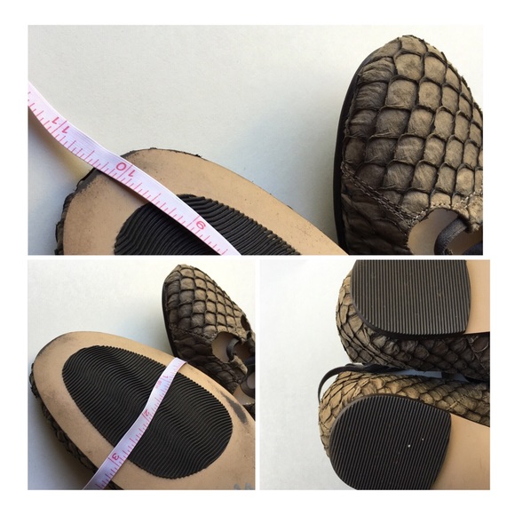 N/A🙅🏻✨HP✨Fish Scale Ballet Flats 🐡 ALL BLACK - Picture 3 of 4