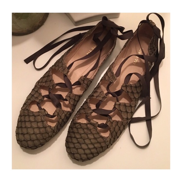 N/A🙅🏻✨HP✨Fish Scale Ballet Flats 🐡 ALL BLACK - Picture 4 of 4