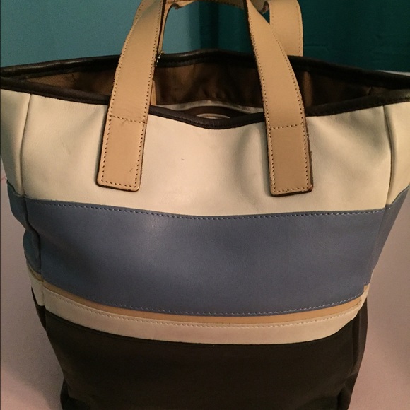 MultiColored Coach Tote