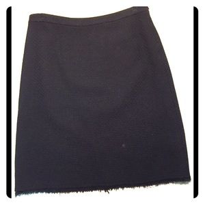 Banana Republic textured woven wool skirt