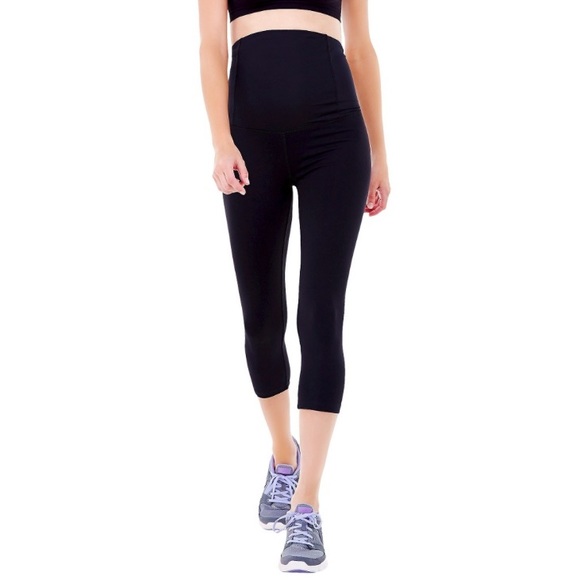 Be Maternity Active Capri Crop Workout Pant