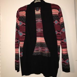 Tribal print cardigan