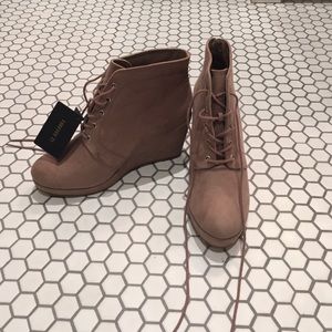 Tan booties