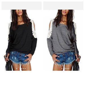 Peek-a-boo Lace top- Now available!