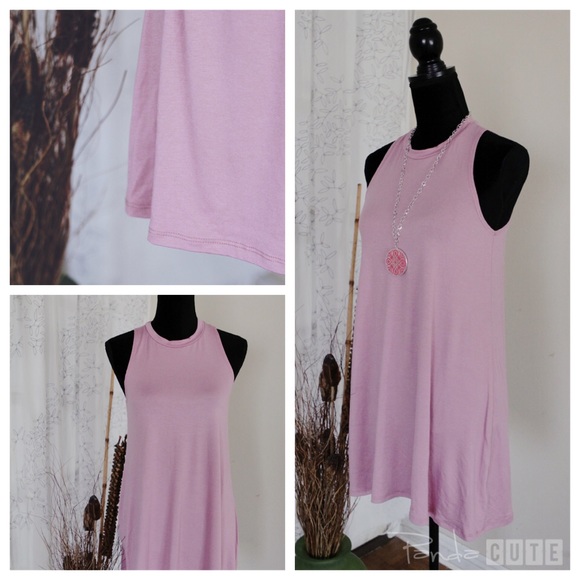 ✂️CL✂️LAST ONE Dust pink sleeveless dress. - Picture 2 of 7