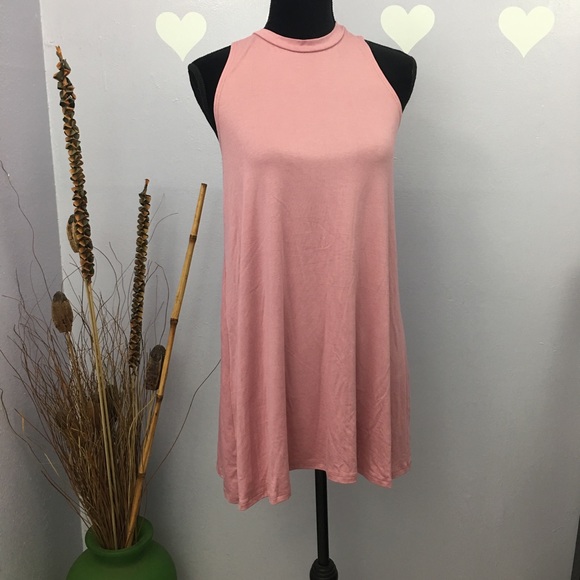 ✂️CL✂️LAST ONE Dust pink sleeveless dress. - Picture 6 of 7