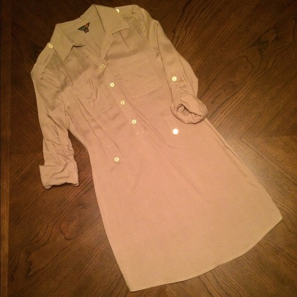 G By Guess Olive Green Dress