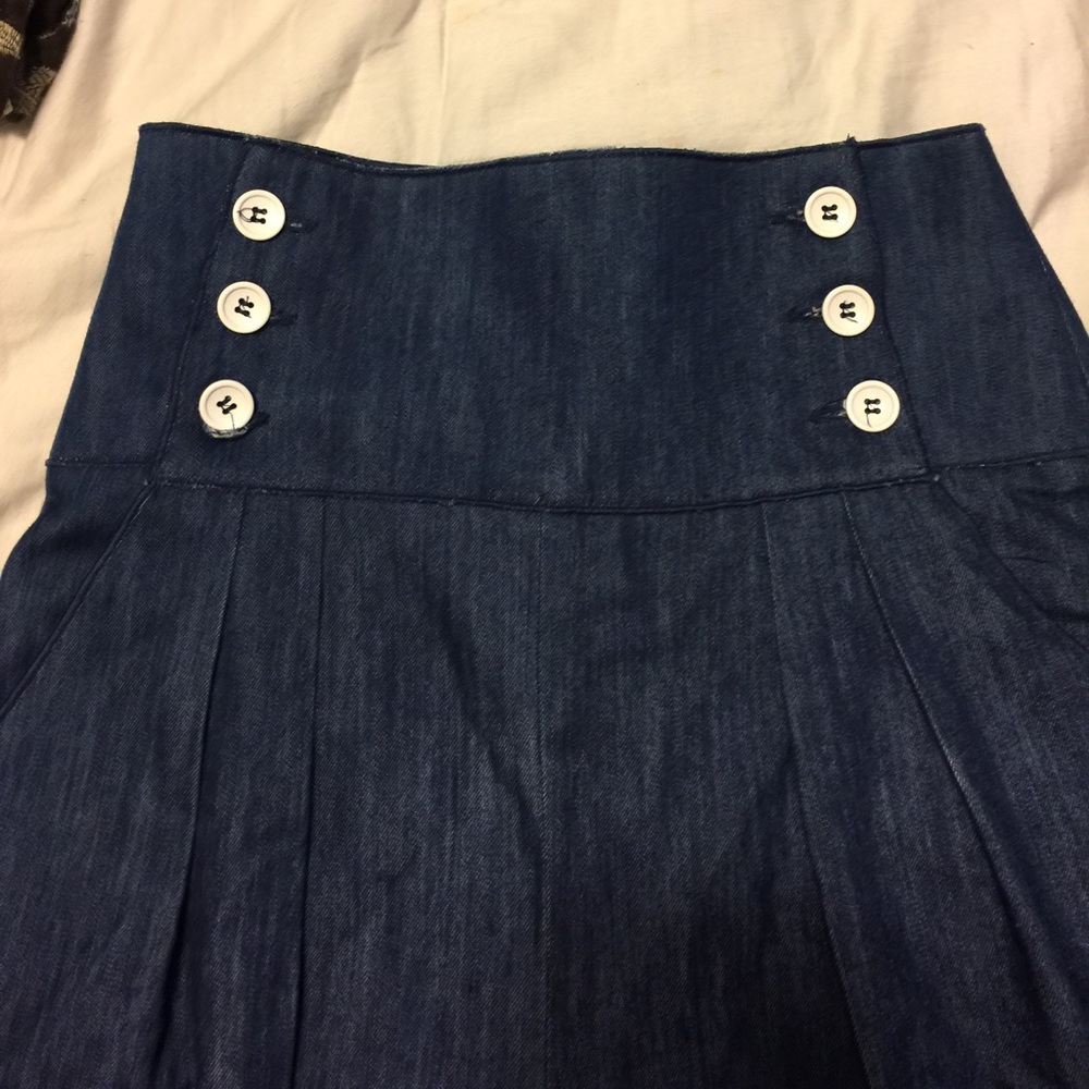 Authentic Dolce Gabbana wide leg denim jeans.