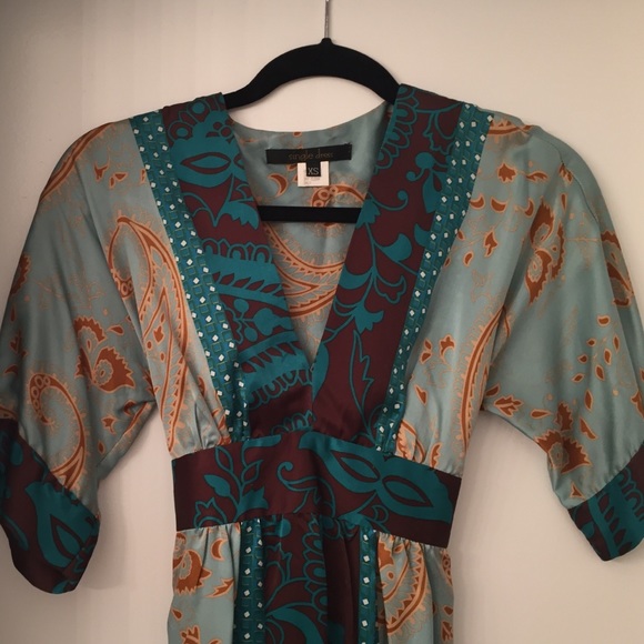 Single silk kimono dress - Picture 3 of 4