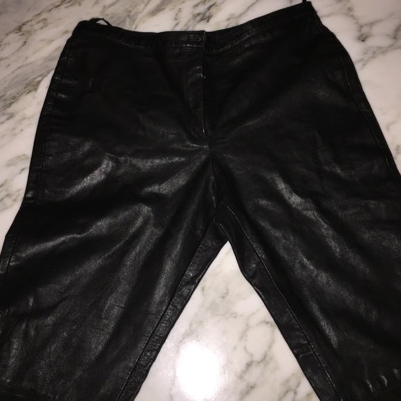 Jorie de Vivre genuine leather pants.