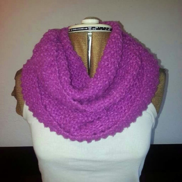 Hand Knitted Infinity Scarf