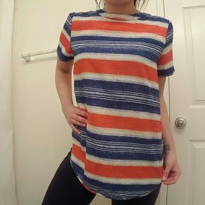 Michael Kors Striped Blouse Medium