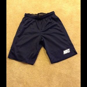 Navy Nike training shorts New