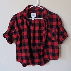 Cropped Flannel