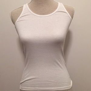 Racerback kids undershirt in white